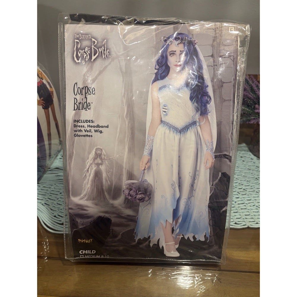 Emily Corpse Bride - Spirit Halloween - Kids Size Medium - New